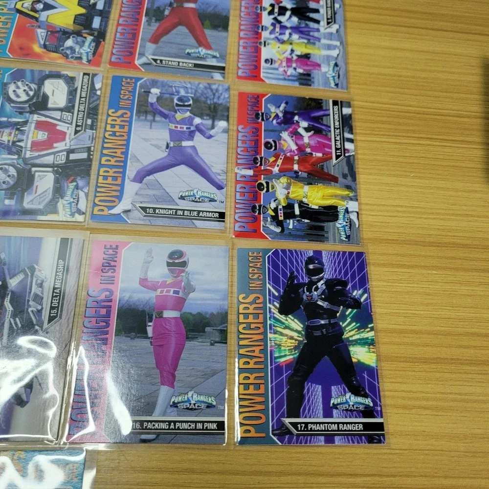 Vintage Power Rangers In Space Card Lot 1997 Bandai Bundle Lot of 16 Cards